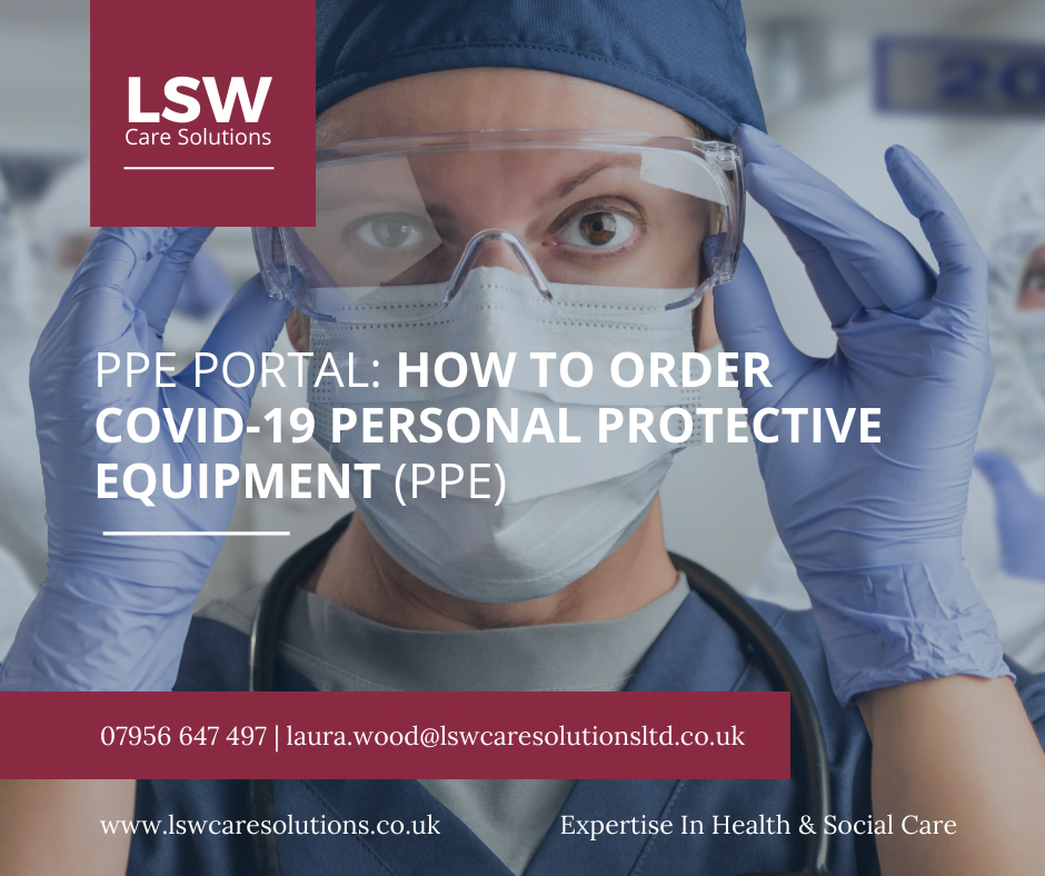 PPE portal how to order COVID-19 personal protective equipment (PPE)